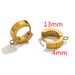 French Circular With A Sense Of Luxury, Niche Lightweight DIY Titanium Steel Non Fading Earrings, And Earrings_ipsvogv.com