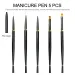 Arte Clavo Nail UV Gel Brush French Stripe Liner Pen Manicure Ultra-thin Line Drawing Nail Art Acrylic UV Gel Polish Dot Brushes_ipsvogv.com