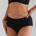 Sweet Cool Spice Girls Wind Shell Starfish Pendant Single Layer Waist Chain Ladies Sexy Street Shoot Single Circle Metal Body Chain_ipsvogv.com