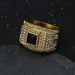 New 316 Stainless Steel Full 3D Colorful Diamond Fashion Personality Men's Ring_ipsvogv.com