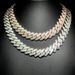 Men's Hip Hop Cuban Link Chain With Zircon Stones, 19mm Wide Punk Streetwear Jewelry In Silver, Gold, Rose Gold, Sizes 46-61cm_ipsvogv.com