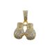 Men’s Jewelry Set Fashion Full Diamond Boxing Gloves Alloy Pendant Chain Trendy Personality Men's Cuban Chain Necklace Jewelry_ipsvogv.com