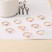 10 Ring Set Beach Style Women's Jewelry_ipsvogv.com