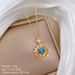 】 Star 【 Moon Planet Fashion Light Luxury Charm Gorgeous Full Diamond Necklace Women's Versatile Clavicle Chain Titanium 【 】_ipsvogv.com
