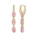Retro Geometric Earrings For Women Square Pendant Zircon Diamond Earrings For Women Long Hollow Circle Pendant Earrings_ipsvogv.com