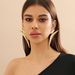 Exaggerated Design Of Jewelry, Geometric Triangle Curved Earrings, Female Personality Trend, Metal Pointed Earrings_ipsvogv.com