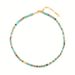 Women's Jewelry Colorful Natural Blue Turquoise Beaded Necklace Round Popular Style, Light Luxury, Niche Pearl, High End Simple Suit_ipsvogv.com