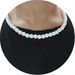 Hot Selling Men's Exquisite And Fashionable White Round Pearl Necklace, Unisex Jewelry Accessories_ipsvogv.com