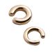 Women’s Jewelry Set Fashion Classic Style Asymmetrical Large And Small Ring Polished Alloy Ear Plus Double Round Ear Bone Clip C Shaped Ear Bone Clip_ipsvogv.com