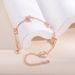 Women's Jewelry Four Leaf Clover Five Flower Bracelet Ins Niche Simple Rose Gold Flower Bracelet Couple Hand Jewelry_ipsvogv.com
