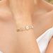 Bracelets Women's Zircon Bracelet Flower Heart Shaped Round Leaf Snake Shaped Spring Water PBR 101_ipsvogv.com