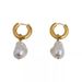 Advanced Irregular Pearl Women, Titanium Steel Ear Buckles With Elegant Temperament, Internet Famous Long Earrings For_ipsvogv.com