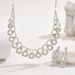 Women’s Jewelry Set Fashion Luxury Geometric Hollow Super Flash Diamond Necklace Earrings Set Ladies Temperament Fashion Clavicle Chain Jewelry_ipsvogv.com