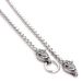 Straight Viking Titanium Necklace BSK Chain Popular Jewelry Stainless Steel Thor Hammer Pendant_ipsvogv.com
