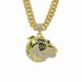 Personalized Creative New Product Full Diamond Animal Pendant Necklace Hip Hop Cool and Dominant Neckchain Jewelry_ipsvogv.com