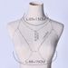 Sexy Bikini Bra Body Chain Crystal Mesh Cross Breast Chain Lingerie Necklace Accessories Nightclub Jewelry Adjustable for Women and Girls_ipsvogv.com