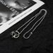 Double Circular Necklace For Women, Versatile Minimalist Ring Pendant, Titanium Steel Color Resistant And Personalized_ipsvogv.com