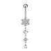 Women's Jewelry Zircon Belly Button Ring New Heart Shaped Zircon Belly Button Nail Piercing Jewelry_ipsvogv.com