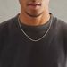 Hip Hop Necklace 316 Stainless Steel Jewelry Necklace 3MM Men And Women Miami Cuban Chain_ipsvogv.com