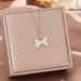 Diamond Studded Cute Letter Bone Titanium Steel For Female Internet Celebrity Hip-hop Versatile Collarbone Chain_ipsvogv.com