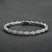 Plum Blossom Tennis Chain Men's Hip-Hop Bracelet Zircon Trendy Spring Clasp_ipsvogv.com