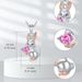 Personalized And Creative Easter Diamond Studded Love Rabbit Collarbone Chain Girl Pendant Accessory Drip Oil Necklace_ipsvogv.com