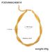 Wind Heavy Industry Three Wire Wrapped Collar Neck Chain Light Luxury Stainless Steel Plated Genuine Gold Punk Necklace_ipsvogv.com