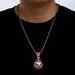 Halloween Pumpkin Skull Alloy Drip Oil Diamond Pendant With Exaggerated Personality Men's Necklace_ipsvogv.com