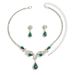 Niche Versatile Fresh Necklace Pendant Earring Set Two-Piece Clavicle Chain Jewelry Bridal Accessories_ipsvogv.com