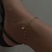 Women’s Jewelry Set Fashion Simple Retro Style Electroplated Scallop Pearl Minimalist Anklet_ipsvogv.com