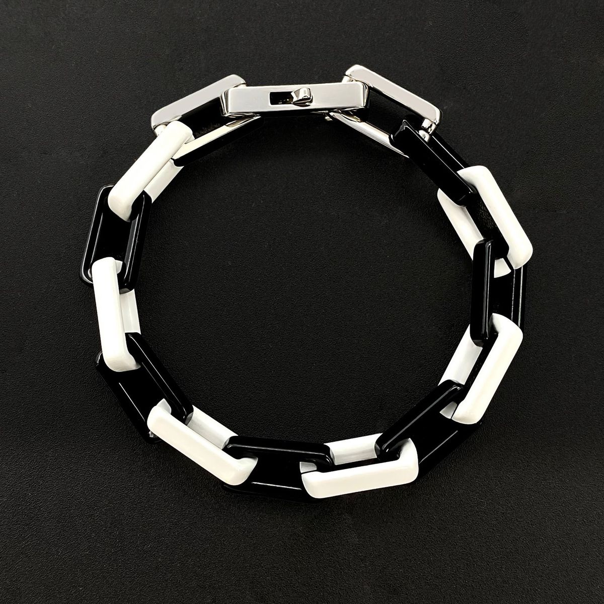 Men's Jewelry Street Hip Hop Bamboo Square Cuban Bracelet Jewelry Personality All Match Stainless Steel Bracelet Bracelet Men's Jewelry_ipsvogv.com