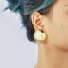 Ins Niche Design Heavy Metal Korean Fashion Gold Series Light Luxury Versatile Earrings_ipsvogv.com