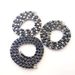 Hip Hop 5mm Single Row Inlaid Rhinestone Black And White Diamond Blue Tennis Chain_ipsvogv.com