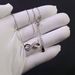 Pure With A High-end Feel, Simple M Ö Bius Ring Necklace, Women's Pure Silver 8-shaped Love Necklace_ipsvogv.com