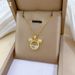 【 Titanium Steel 】 Necklace Earring Light Luxury Full Diamond Thread Empty Mouse Head Personalized Temperament Banquet_ipsvogv.com