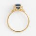Sanjie Accessories Couple Ring, Simple And Fashionable Deep Blue Zircon Ring Jewelry For Women_ipsvogv.com