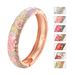 Cloisonne Bracelet Women's Rich Peony Bracelet Enamel Open Bracelet_ipsvogv.com
