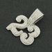 Cool full diamond number 23 pendant necklace Men's hip hop personality club wear diamond Cuban chain_ipsvogv.com