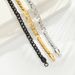 for Men Hip-Hop Alloy Plain Circle Jewelry Simple Fashion Punk Cuban Trendy Brand Bracelet Couple Style_ipsvogv.com