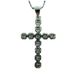 Personalized Square Large Cross Copper Inlaid Zircon Men's Hip Hop Necklace Pendant_ipsvogv.com