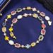 Men's Jewelry Hip Hop Colored Gemstone Ladies Jewelry Necklace Accessories High End Zircon Necklace_ipsvogv.com