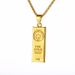 MGOLD WE TRUST Australia hot selling gold bar pendant necklace hip hop fashion accessories_ipsvogv.com