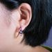 Cao Shi Pinduoduo Colorful Fashion Zircon Women's Versatile Earrings_ipsvogv.com