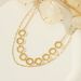 French Retro Geometric Necklace - Gold Plated Stainless Steel Clavicle Chain (Hip Hop Style)_ipsvogv.com