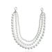 Three layer high gloss pearl handmade fishing line woven shoe chain geometric high grade foot ornaments_ipsvogv.com