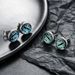Devil's Eye Earstuds Men, Unique Glass Titanium Steel Earrings For Women, Cyberpunk, Green Eyes, Advanced Accessories,_ipsvogv.com