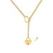 Women's Jewelry Fashion Love Lock Peach Heart Necklace Stainless Steel Electroplated Silver Necklace Punk Gothic Cuban Necklace Decoration_ipsvogv.com