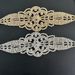 Fashion ladies shiny full rhinestone flower shaped hollow claw chain mesh wide arm chain hand jewelry_ipsvogv.com