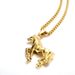 Men's Jewelry Immediate Success The Horse Pendant Necklace Leisure Fashion Chain Titanium Steel Jewelry_ipsvogv.com