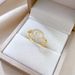 【 Real Gold Electroplating 】 Open Double Small Fragrance Fashionable Micro Inlaid Light Luxury Finger Ring_ipsvogv.com